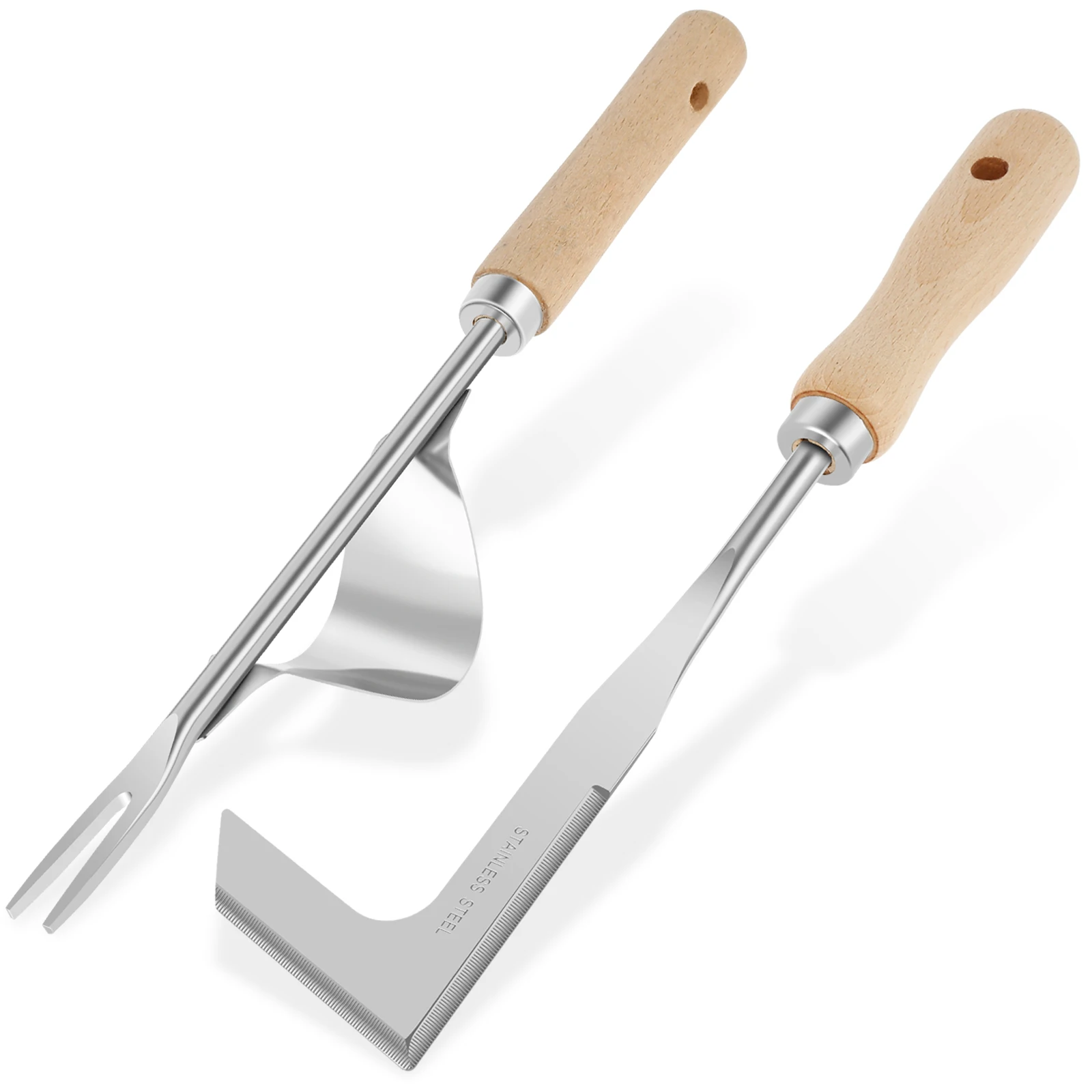 

2Pc Crack Weeder Stainless Steel Weed Puller Tool Lightweight Garden Weed Grabber Tool Portable Weed Remover Tool Gardening Tool