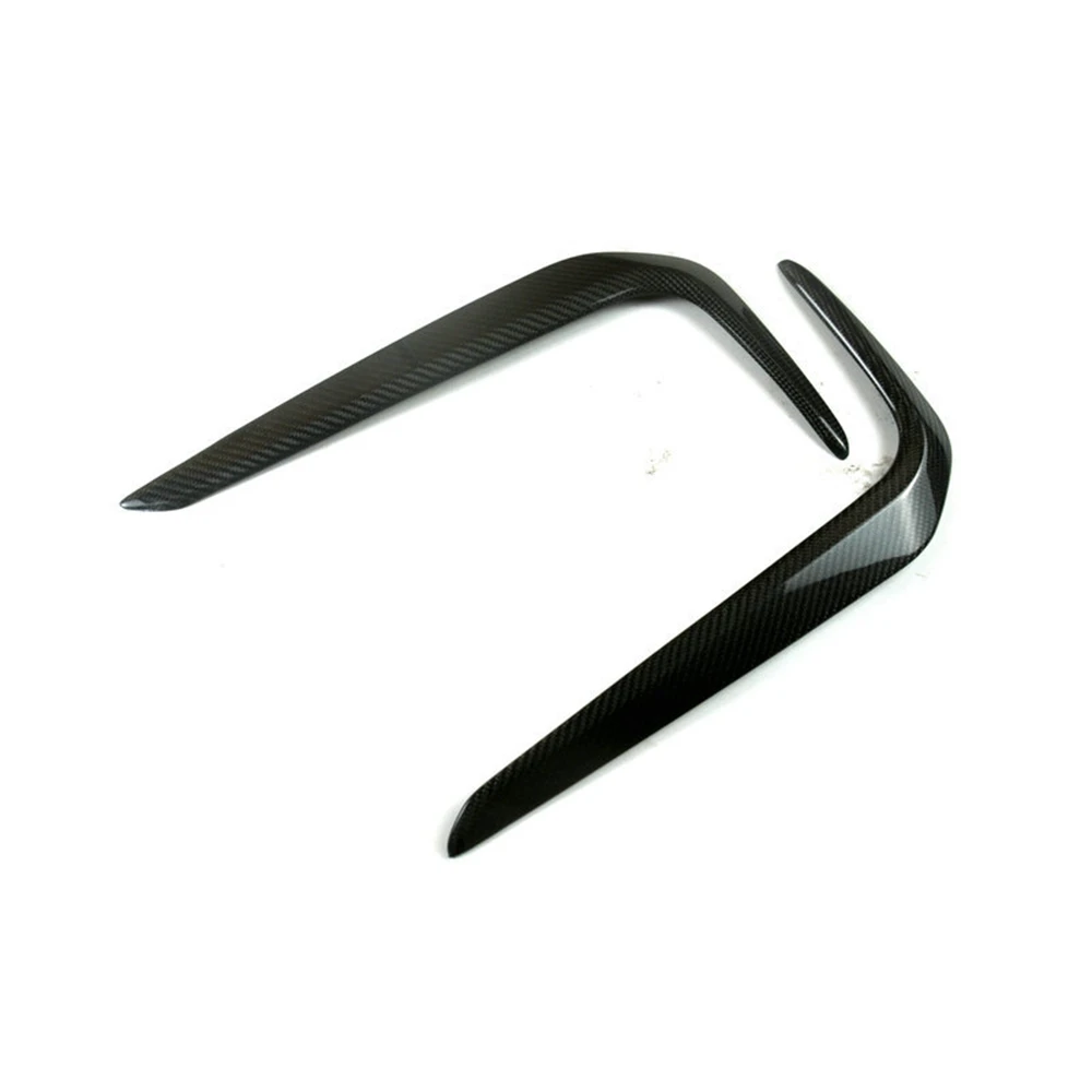 

Carbon Fiber for BMW- G30 G31 G38 2018-2021 Front Bumper Splitter Spoilers Fog Light Cover Eyelid Eyebrow Trim Strips