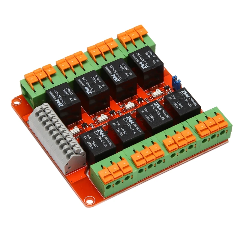 

20A Relay Control Module High / Low Level 8Ch Controller 5V For UNO R3 Raspberry Pi 3 B+ BEW