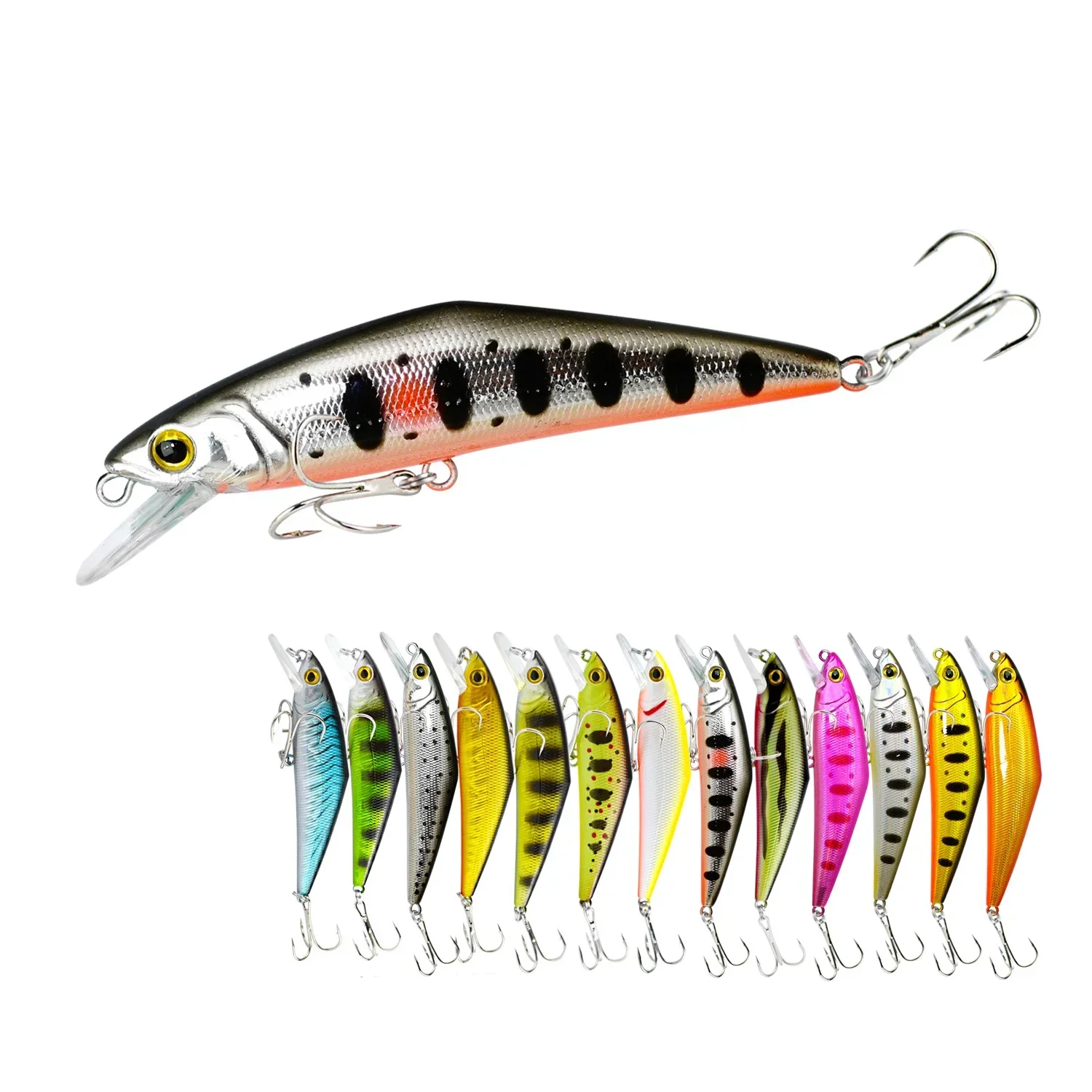 Жесткая приманка Afishlure Minnow 85 мм 15 г приманки для ловли форели тонущие крючки Trebke