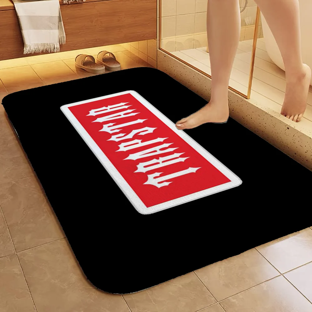 T-Trapstar London Дверной Коврик Противоскользящий Современный Стиль Полиэстер