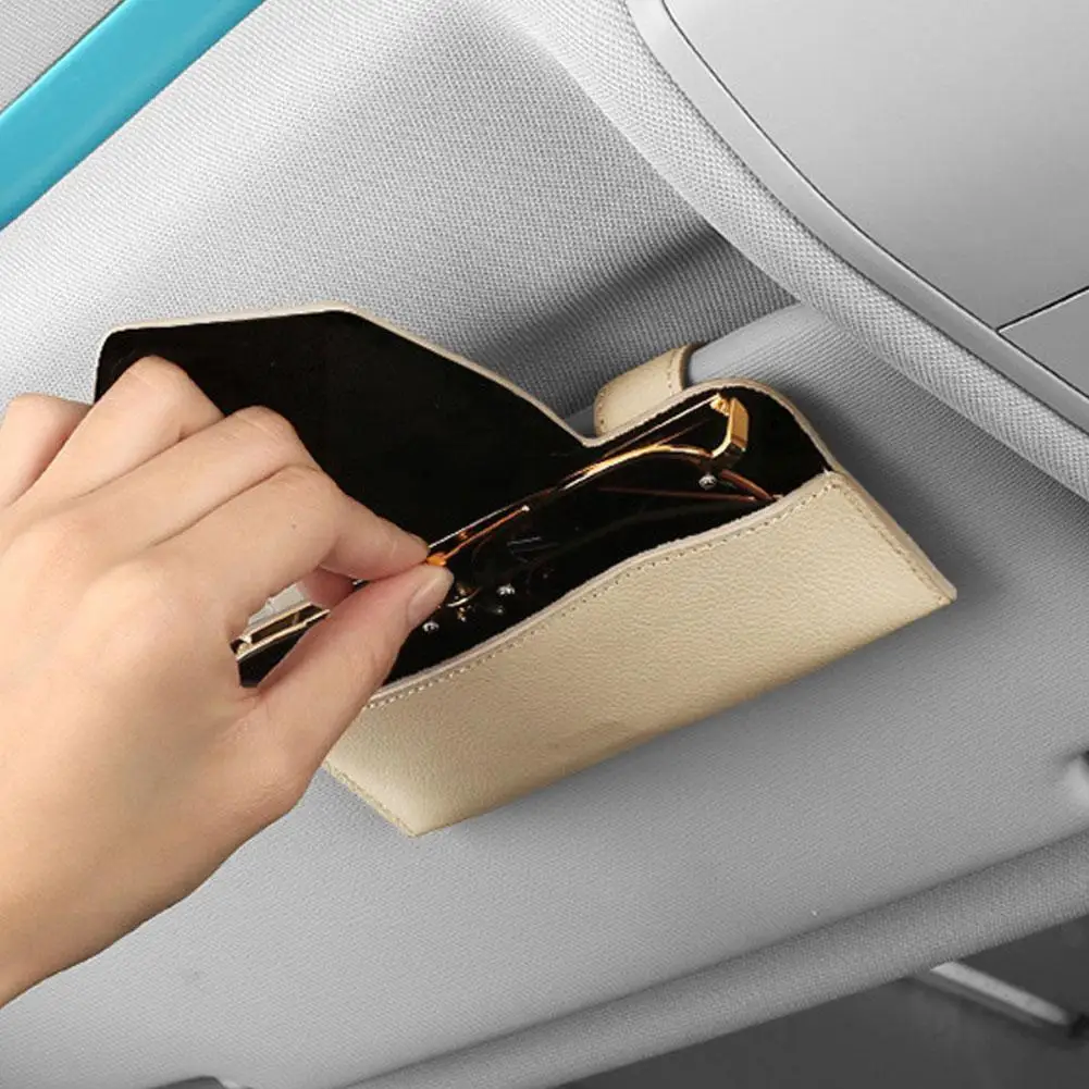 

Автомобильные очки, яркий Автомобильный держатель для солнцезащитных очков, держатель для солнцезащитных очков, зажим, универсальные аксессуары для билета, автомобильных карт, многофункциональные Q2D9