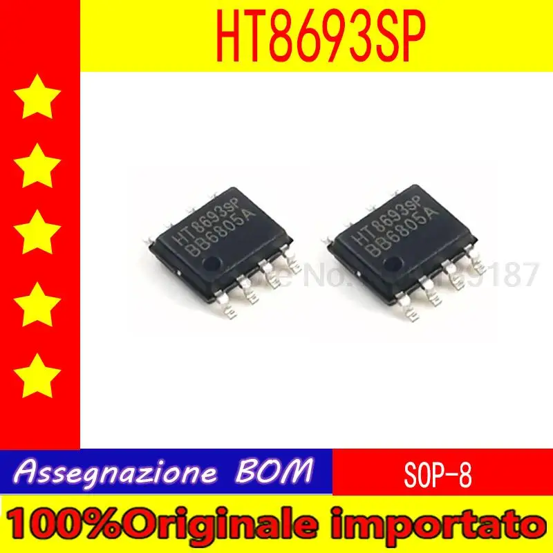 

100% Оригинальный важный HT8693SP HT8693sp HT8693 8693 SOP-8 усилитель мощности аудио со встроенным чипом IC