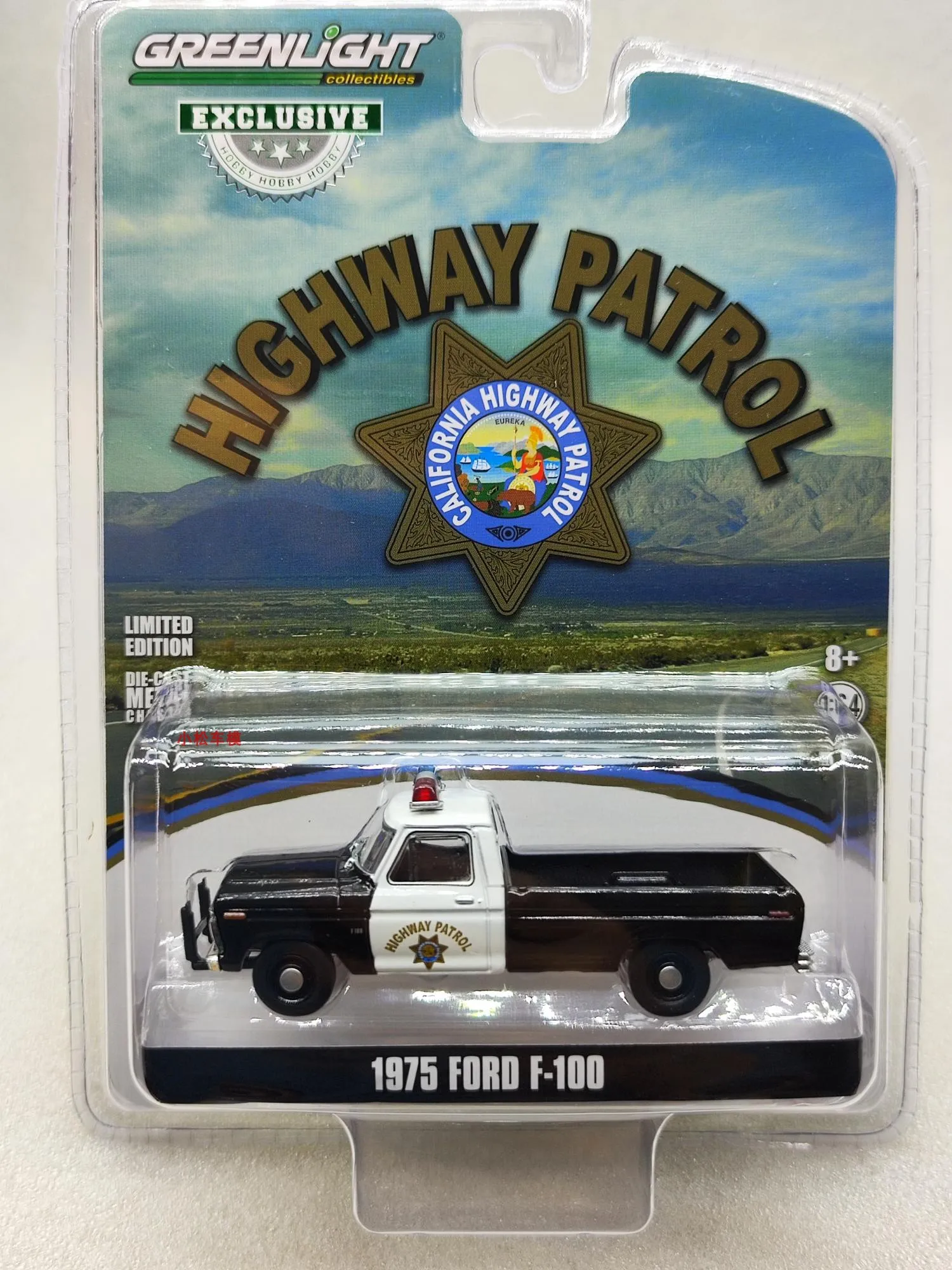 

1:64 1975 Ford F-100-коллекция внедорожных патрульных моделей автомобилей