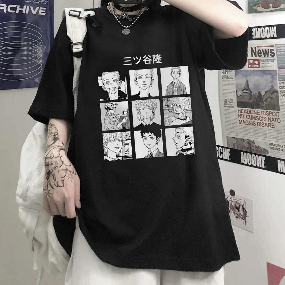 

Tokyo Revengers Mitsuya Takashi Anime T Shirts Manga Japanese Streetwear 100% Cotton Men Women Summer Punk Oversized Tees Unisex