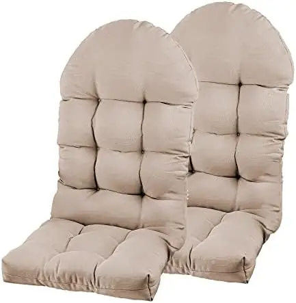 

Подушка для 2 стульев для Adirondack, подушка для кресла-качалки с высокой спинкой 44x19x4 дюйма, подушка для спинки уличного сиденья с защитой от солнца и