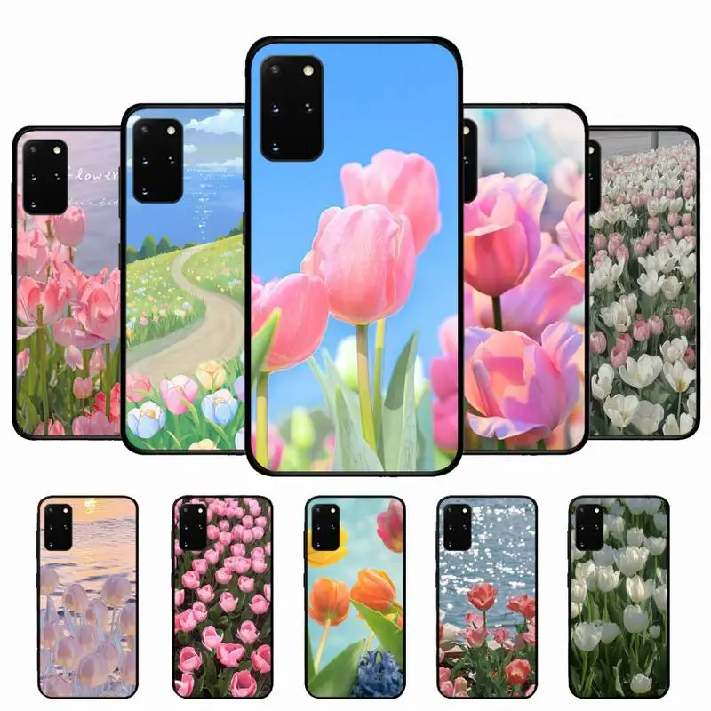 

tulips flower Phone Case for Samsung S10 21 20 9 8 plus lite S20 UlTRA 7edge