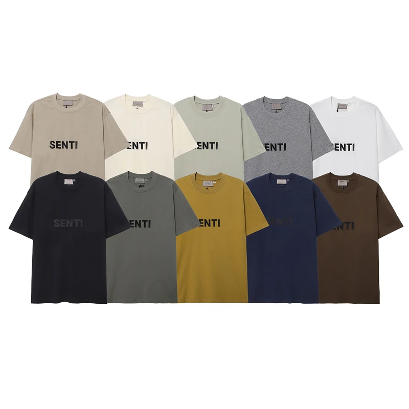 Good Quality 2023 Hot Summer Men Women Designers T Shirts Loose Oversize Tees Apparel Fashion Tops Mans Casual Chest Letter Shir