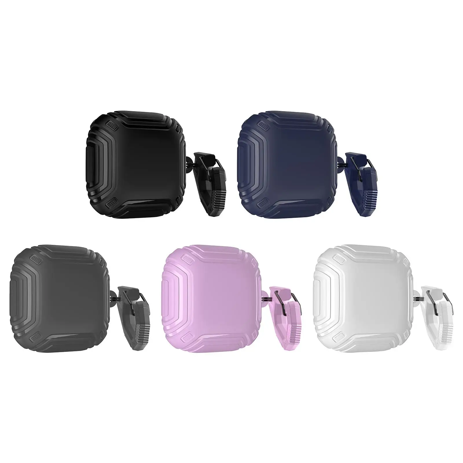 

Чехол из ТПУ для беспроводных наушников, подходит для Pro Bluetooth наушников, защитный чехол, держатель всего тела для женщин и мужчин с крючком