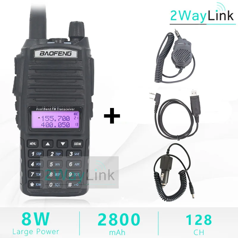 2 Way DMR Ham Radios BaoFeng Walkie Talkie UV 82 Dual PTT 8W 5W 10 KM Dual Band UV-82 UHF VHF Boafeng UV82 UV-5R UV 9R 5R Radios