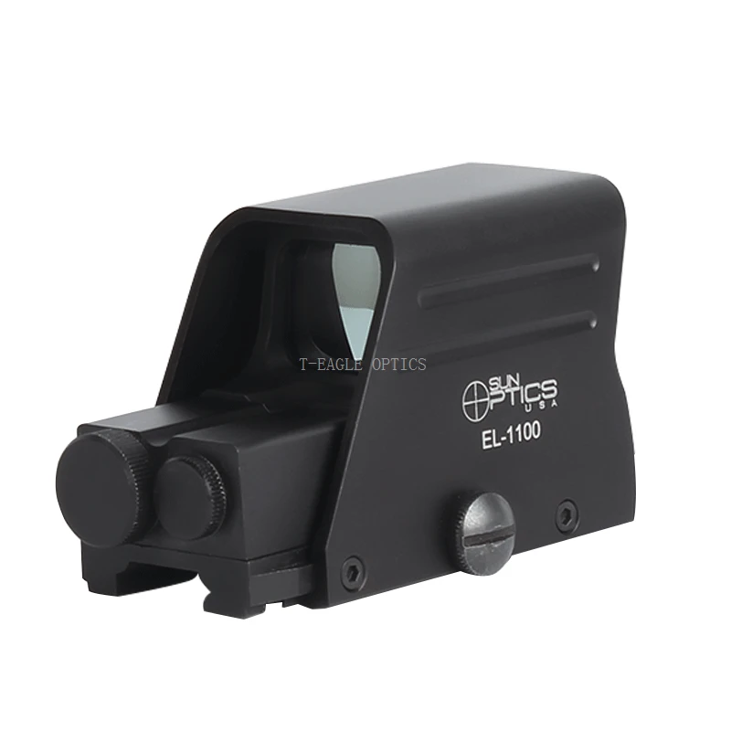 

EL-1100 Holographic Reflex Red Green Dot Sight Spike Matt Black Tactical Outdoor Hunting Sight Scope Brightness Adjustable