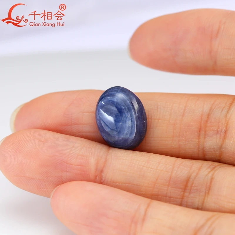 Кабошон овальной формы 10 84 карата натуральный и не подогреваемый синий сапфир