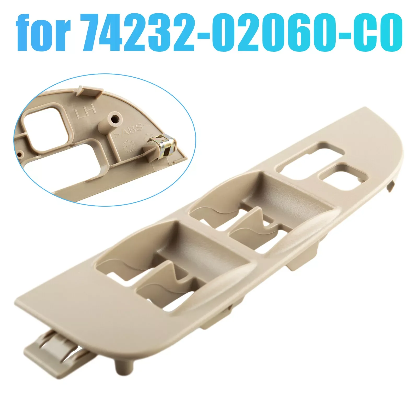 Переключатель Стеклоподъемника с левой стороны бежевый/черный для 98-02 Toyota Corolla