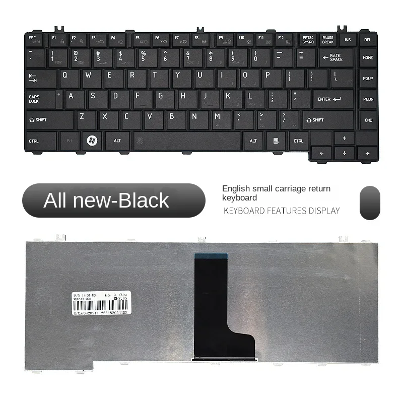 Костюм для Toshiba L600 C600 C600D L600D L630 L640 L700 L730 L645 Клавиатура ноутбука