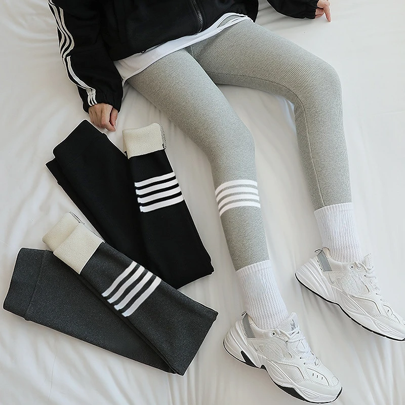 Leggings for Women Autumn and Winter with Fleece and Thick High Waist Tight Thermal Pants Wear Large Size Cotton Pants