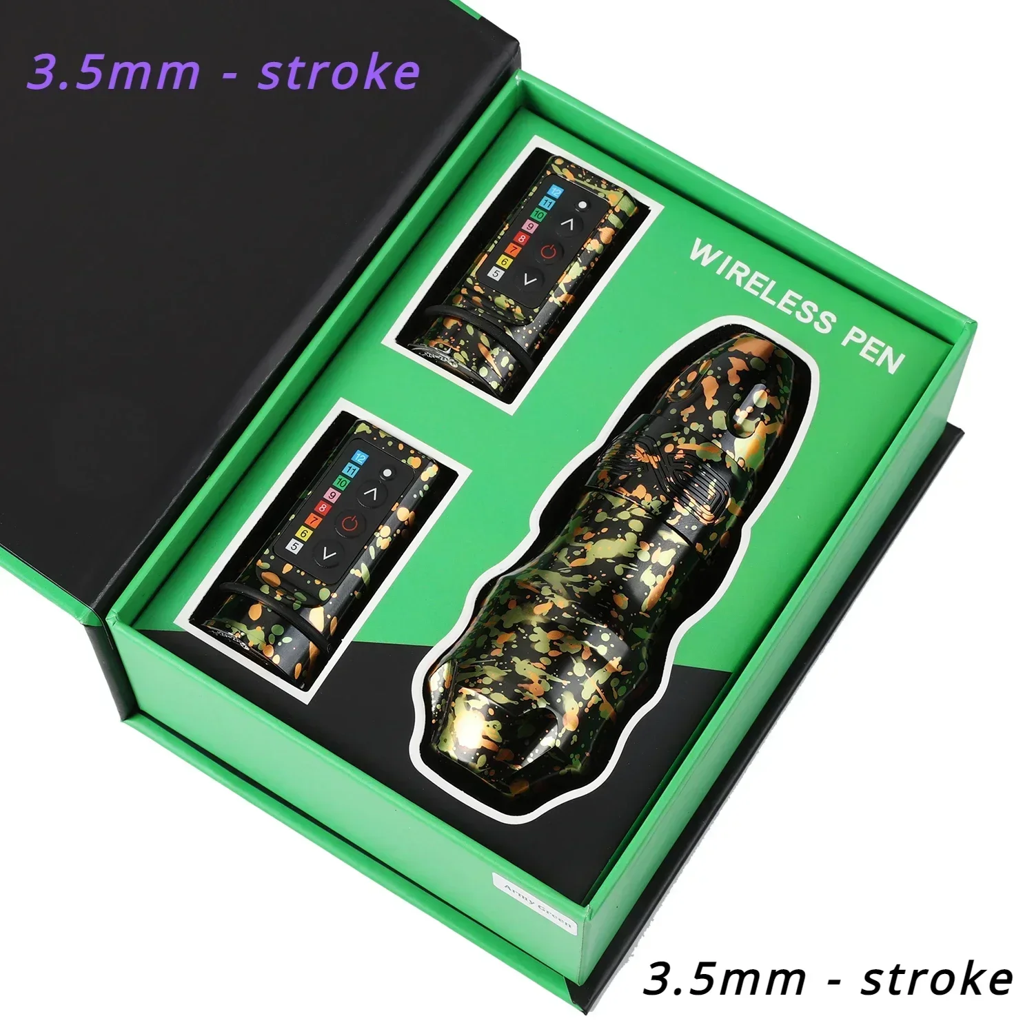 Комплект беспроводной тату-машины мощный двигатель без сердечника заряжаемая