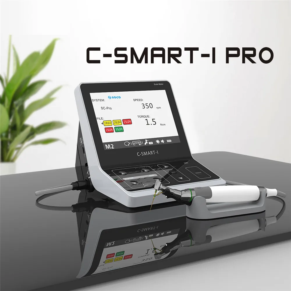 COXO C Smart IPro LED Endo Motor with Apex Locator with 16:1 Contra Angle Root Canal Dental Endodontic Motor Dentistry Equipment