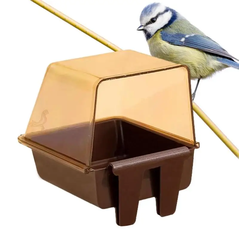 

Parakeet Bath Bird Cage Bath Bathtub Bath Shower Box Sturdy Thick Bird Bathtub Pool Bird Cage Bath For Cockatiel Small Birds