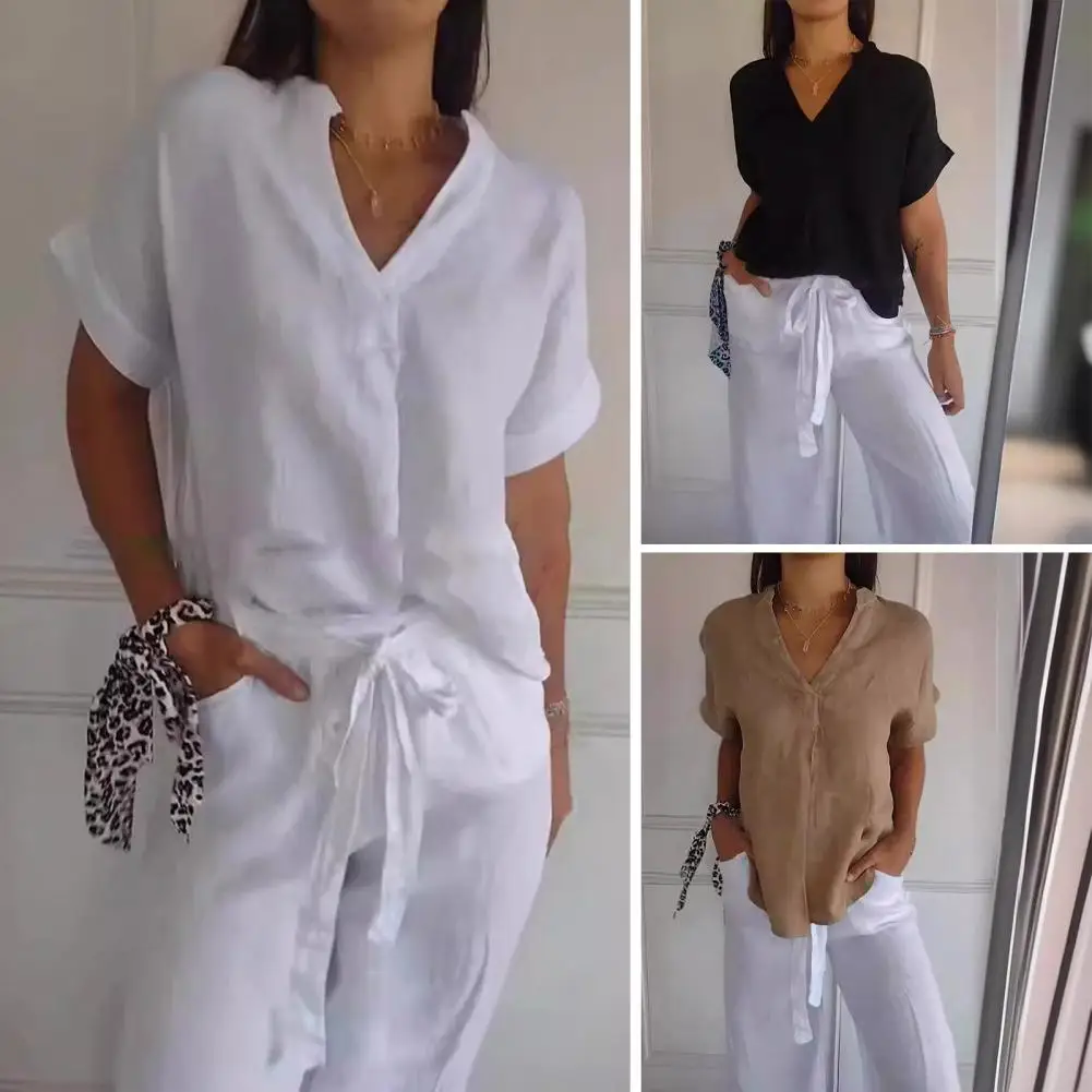 Женская Однотонная футболка универсальная элегантная однотонная женская с