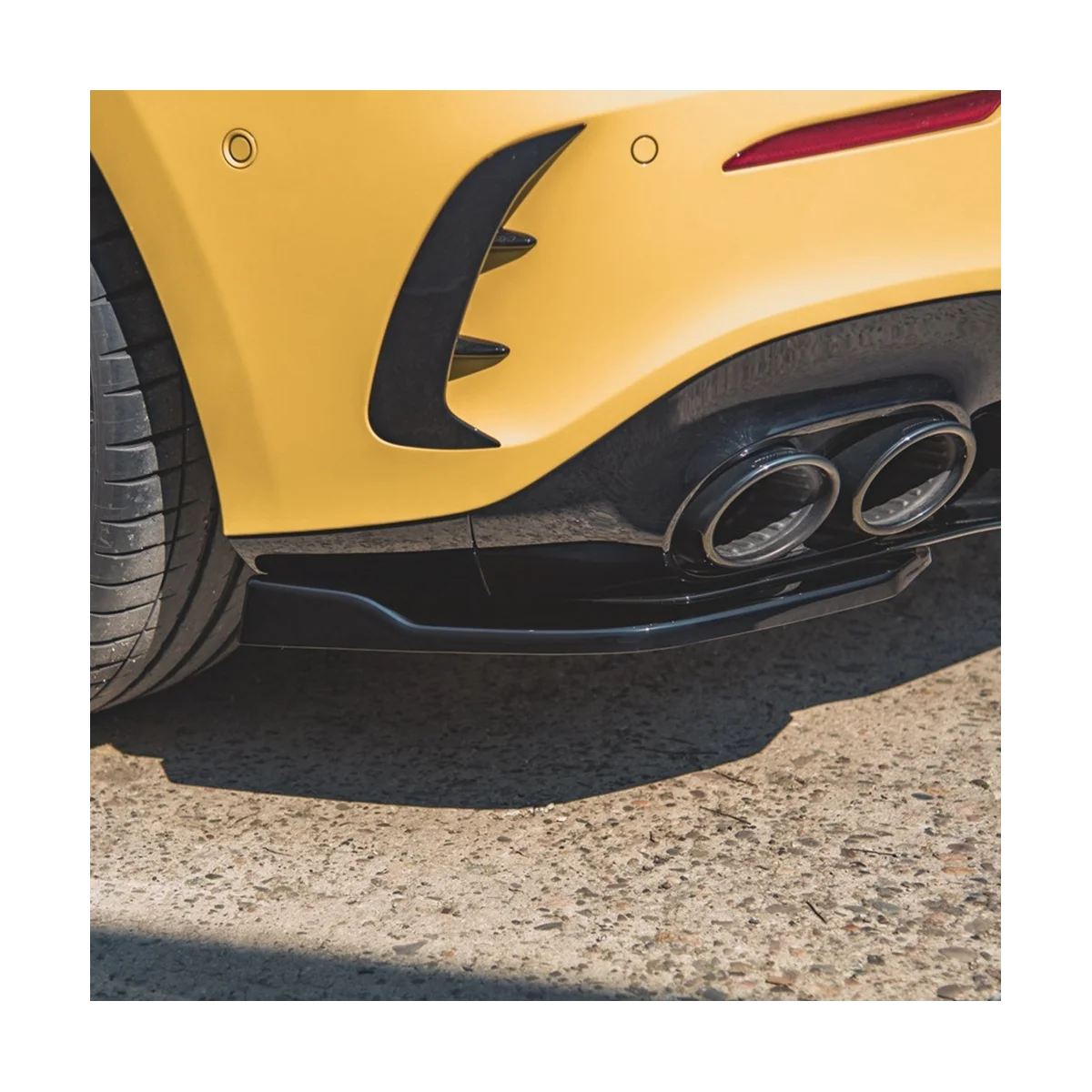 Автомобильный диффузор для заднего бампера боковые разветвители Mercedes Benz A Cl W177 V177