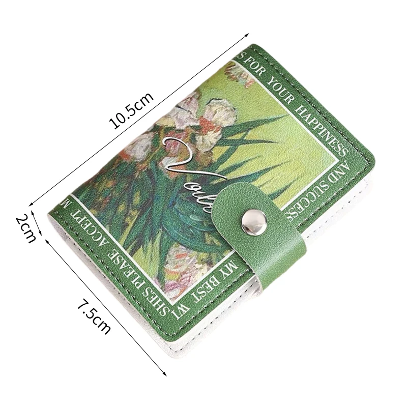 Fashion Pu Leather Business Card Holder Organizer Hasp Men Women Bank Credit Card Holder Bag Id Card Wallet