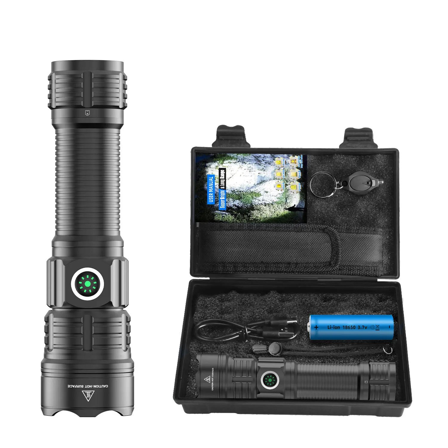 Перезаряжаемый фонарик 1200000 люмен мощные светодиодные фонарики с 3 режимами