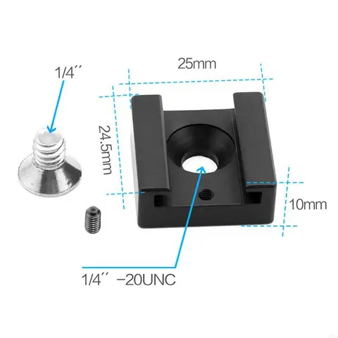 J78A Triple Hot The Shoe Mount Adapter Dual Vints Crackte Holder для камеры DSLR