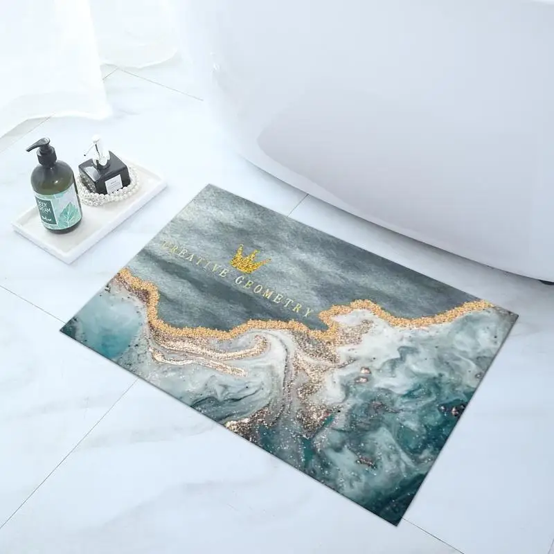 Домашний коврик коралловый флисовый ковер водопоглощающий Нескользящий