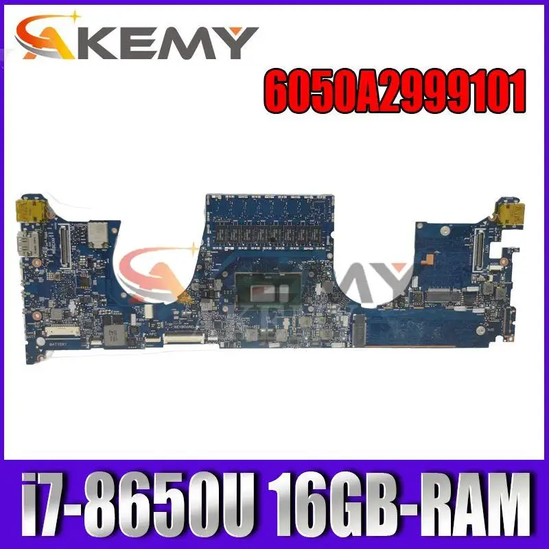 

For HP EliteBook X360 1040 G5 HSN-I20C Laptop Motherboard L41011-601 6050A2999101-MB-A01 L41011-001 With SR3LC I7-8550U 16GB