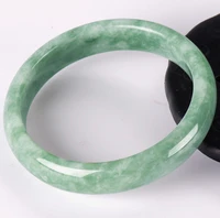 genuine natural green jade bangle bracelet chinese fashion jewellery carved charm amulet accessories lucky gifts for women men