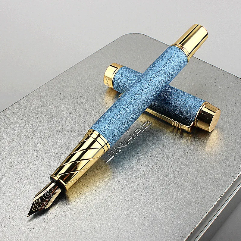 

Ручка перьевая EF 8037 мм/F 0,38 мм, металлическая, с чернилами