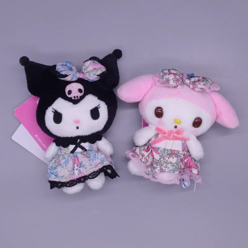 

Симпатичные плюшевые игрушки Sanrio, милые плюшевые брелоки Kuromi My Melody, аксессуары Sanrio, украшение для дома, полипропиленовая хлопковая кукла, по...