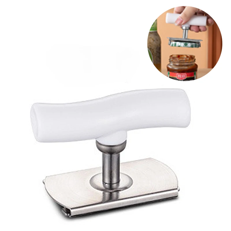 

Adjustable Jar Opener Stainless Steel Lids Off Jar Opener Bottle Opener Kitchen Accessories Can Opener for 3-9.5 Kitchen Gadgets