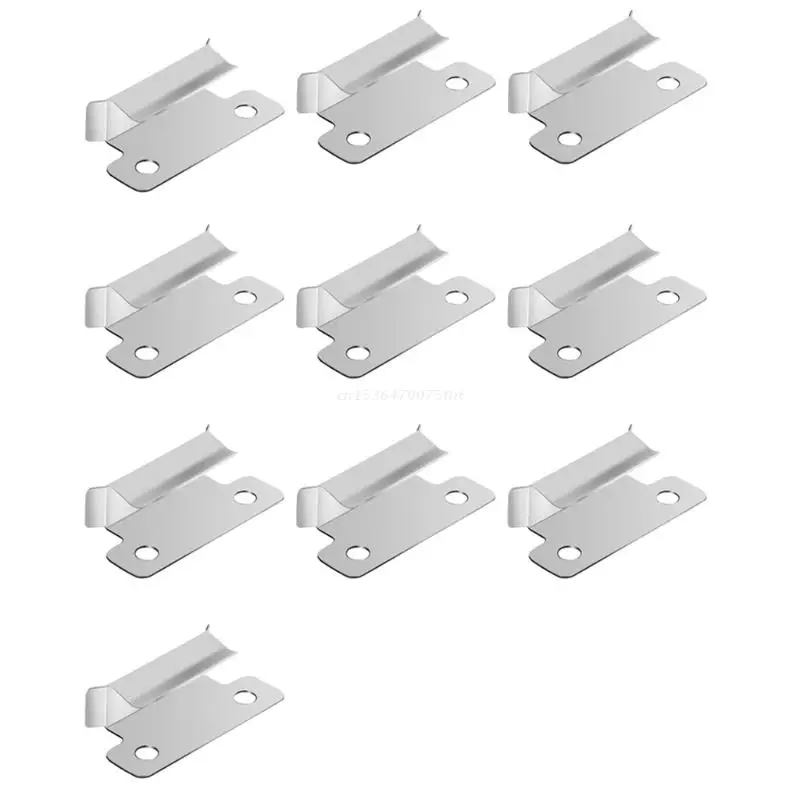 

10 Pieces Glass Bed Clips Clamps Stainless Steel 3D Printer Fix Glass Bed Clips Hot Bed Glass Platform Clips Dropship