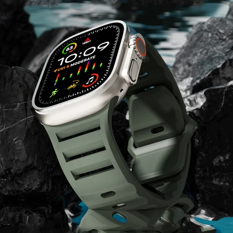 Силиконовый ремешок CRESTED для Apple Watch Ultra 2