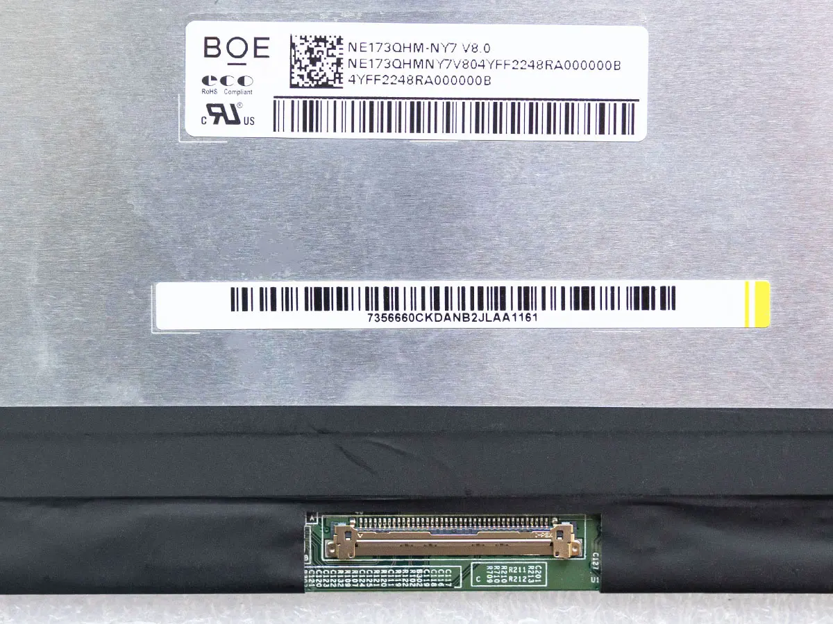 Матричная панель дисплея 2K QHD NE173QHM-NY7 подходит для NE173QHM-NY9 165 Гц 100% DCI-PC 400 нит