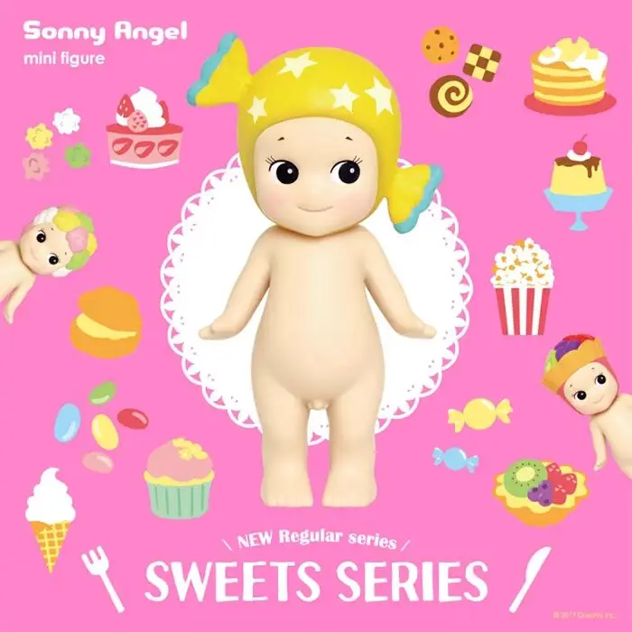 

Kawaii The Sweets Series Sonny Angel Blind Box Anime Figure Hipper Cartoon Surprise Mystery Guess Box Decoration Collection Toy
