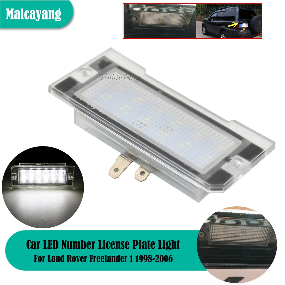 

Hight Quality LED License Plate Light Error Free For Land Rover Freelander 1 1998 1999 2000 2001 2002 2003 2004 2005 2006