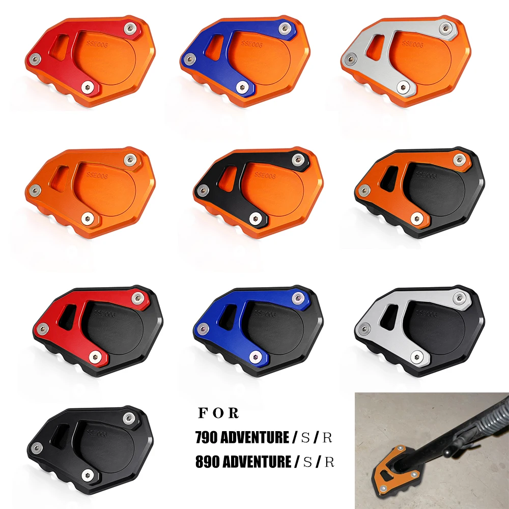 

Adv890 Motorcycle Kickstand Foot Side Stand Enlarge Extension Support For 890 Adventure 890 Adventure R /S 2020- 2023 2022 2021