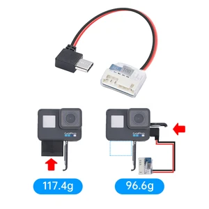 Type C To 5V Balance Plug Power Cable Charging Cable for GoPro Hero 6/7/8/9 for FPV Drone Part