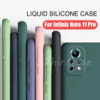 Противоударный чехол из жидкого силикона для Infinix Note 11 Pro NFC 11i 10 Pro NFC, мягкие чехлы из ТПУ, задняя крышка Infinix Hot 11S NFC, бампер