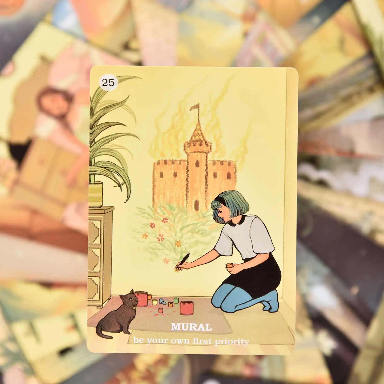 45 карт верьте в свою собственную магическую колоду с изображением оракла таро