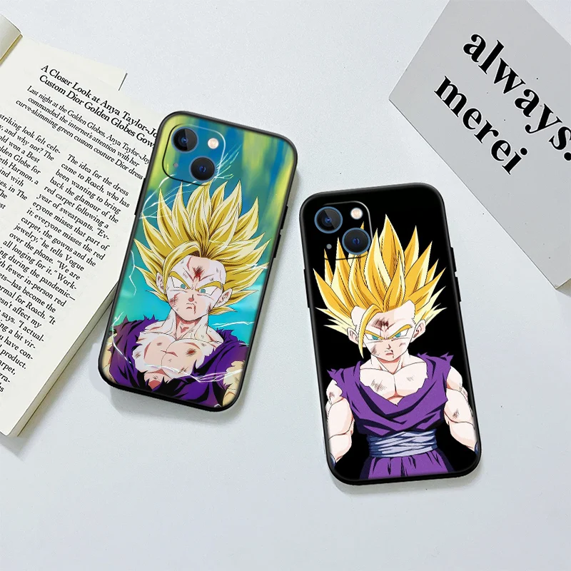 Фото Чехол для телефона BH18 Dragon Ball Goku Gohan, новый, премиум-класса, для iPhone 16, 15, 14, 13, 12 Pro Max, Plus, Mini №5