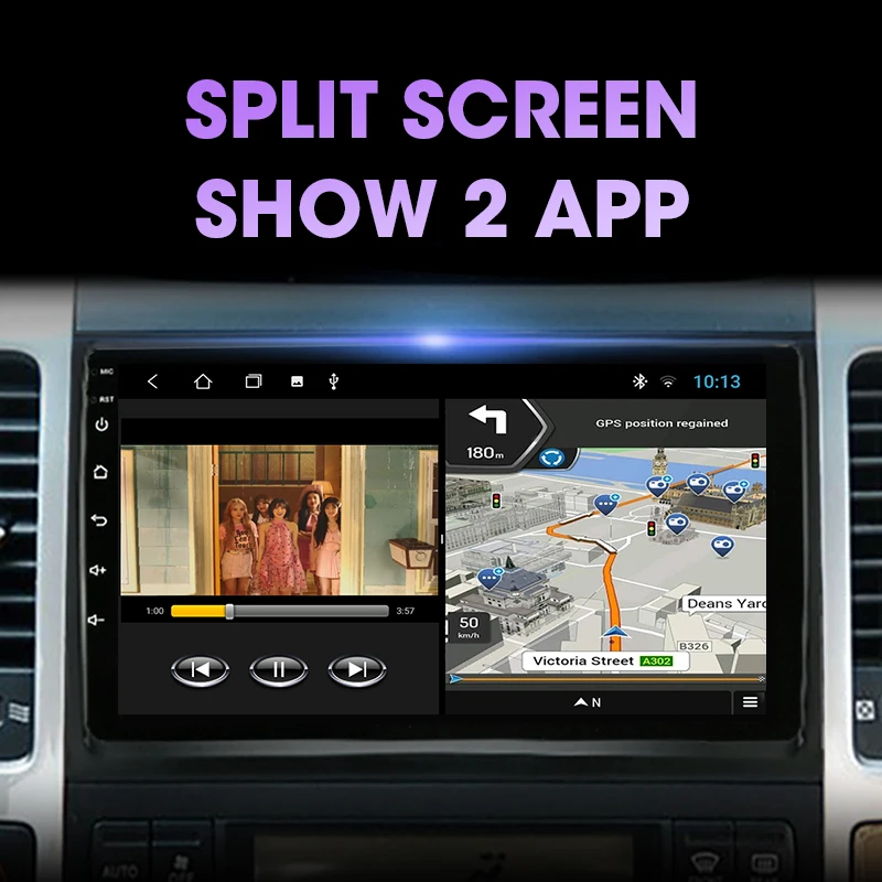 vtopek 2din android 10 0 car radio multimidia video player navigation gps for toyota land cruiser prado 120 2003 2009 head unit free global shipping