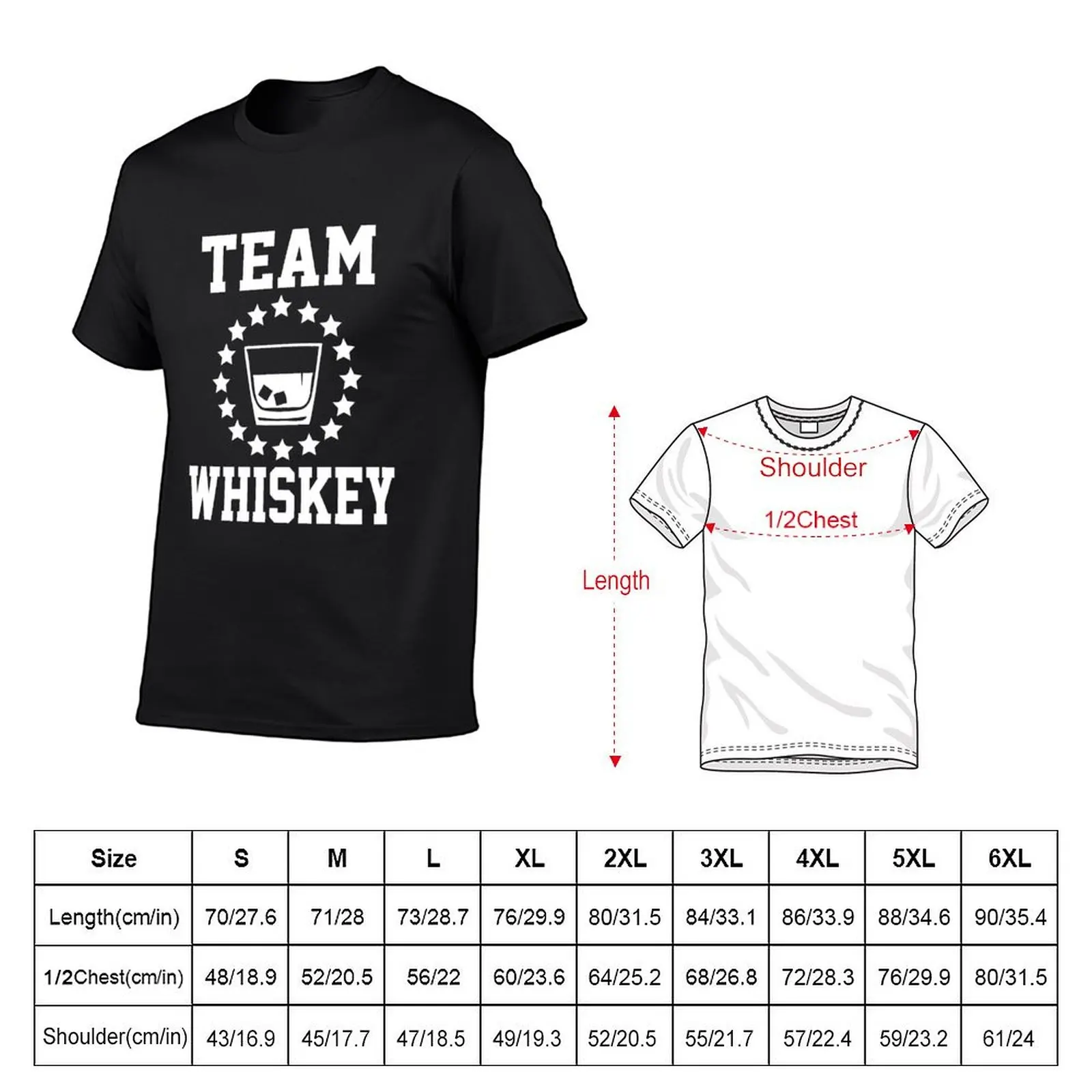 Футболка Wiskey командная винтажная одежда funnys Черная мужская больших размеров