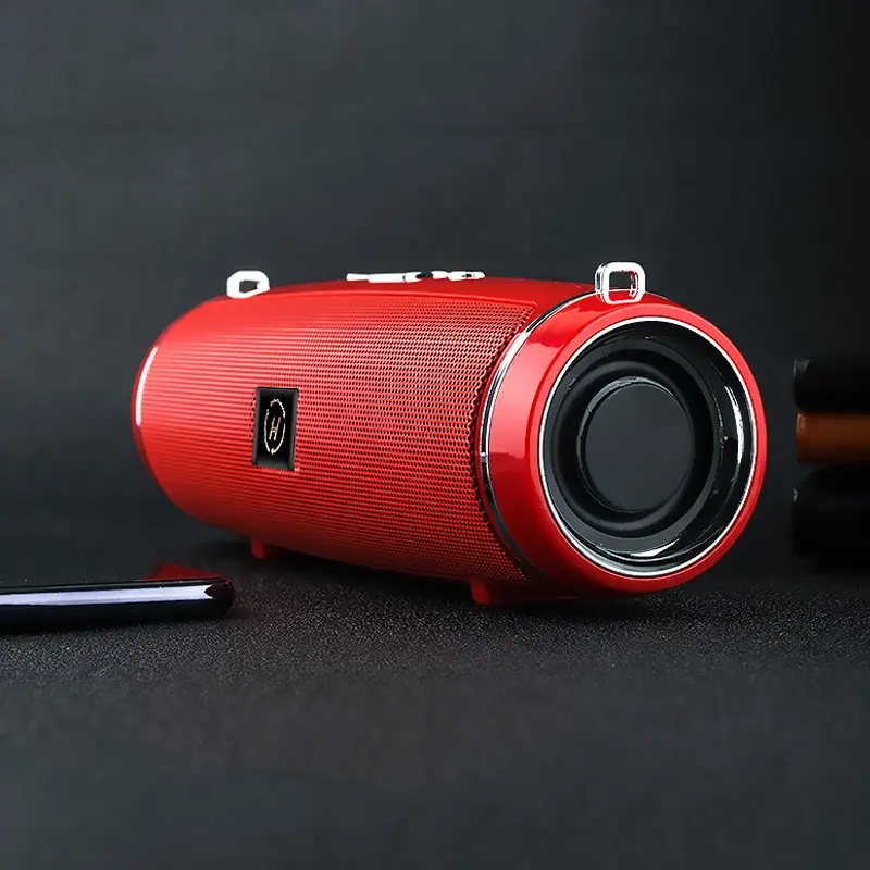 Red Wireless Bluetooth Speaker & Mini Stereo 5