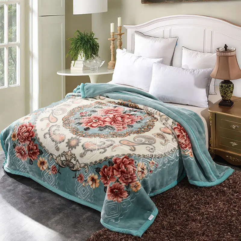 

Утяжеленное зимнее теплое одеяло Raschel s, Двухслойное плотное фланелевое одеяло, супермягкое пушистое одеяло, пододеяльник, футон