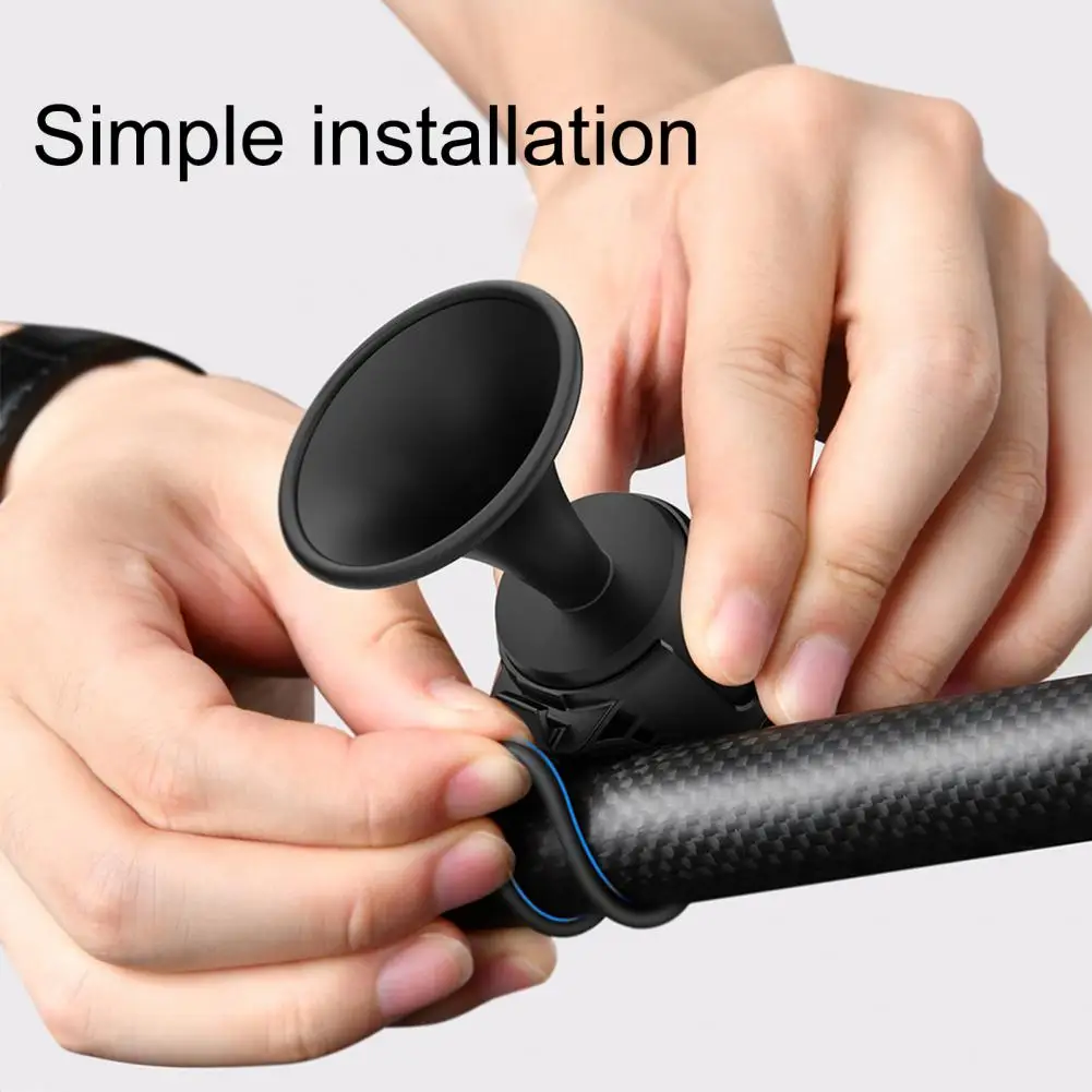 

Practical Bike Alarm Horn Compact Mini Electric Horn Rust Resistant Handlebar Horn