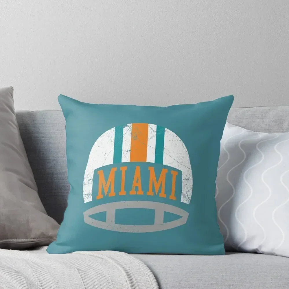 Ретро-шлем Майами - наволочки цвета морской волны для диванов рождественская