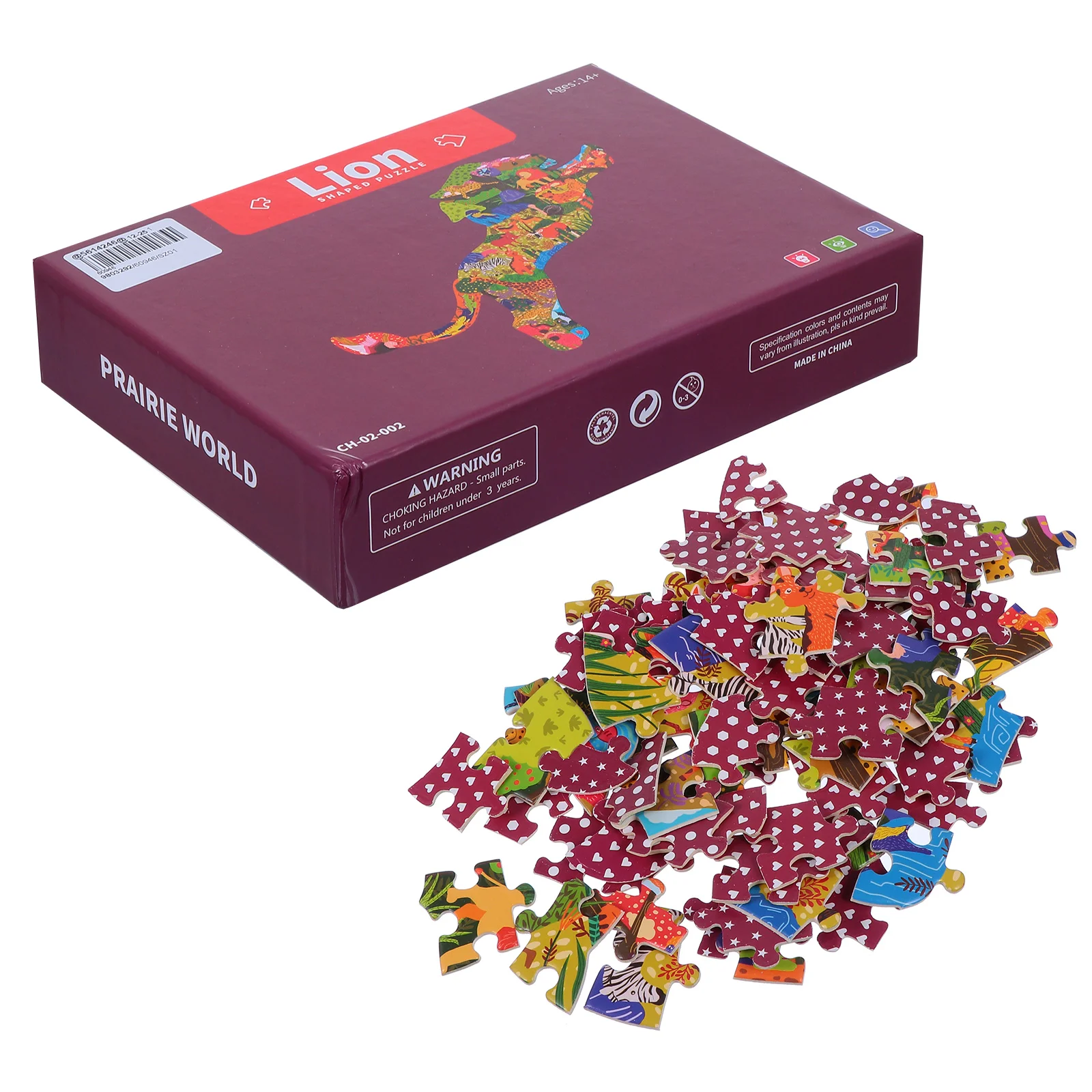 

1 Set Cartoon Puzzle Kids Animal Educational Puzzle Funny DIY Puzzle Plaything